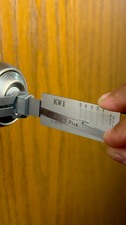🔧 Lishi 2-in-1 KW1 — Pick + Decoder for Kwikset 5-Pin