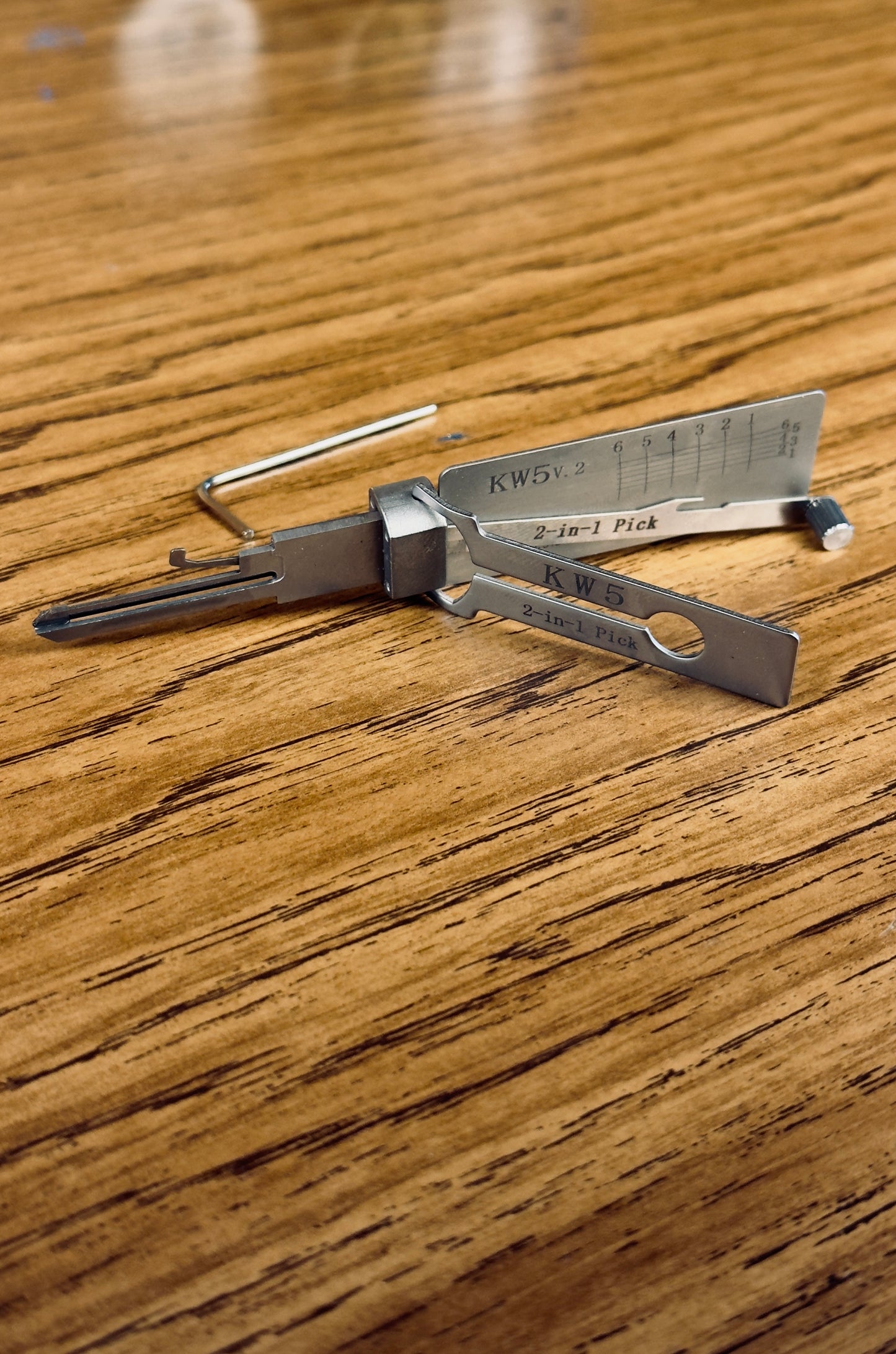 🔧 Lishi 2-in-1 KW5 — Pick + Decoder for Kwikset SmartKey 6-Pin
